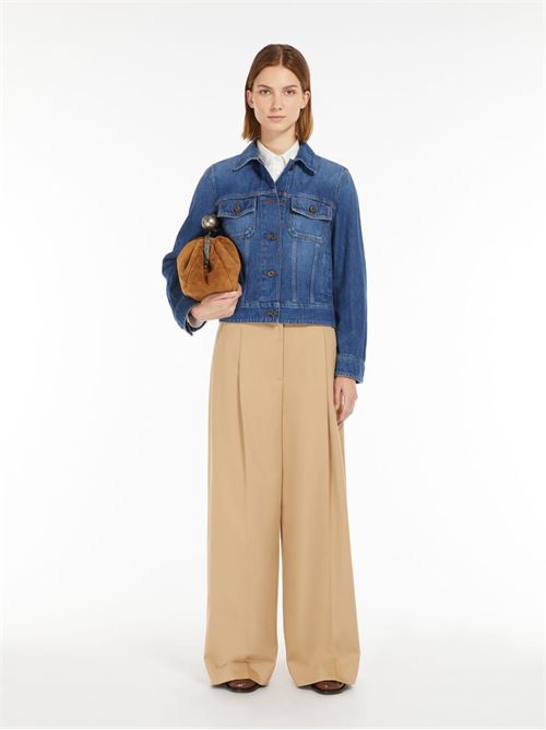 Pantalone ampio in gabardina di cotone WEEK END Max Mara | NEBBIE2515131121600001